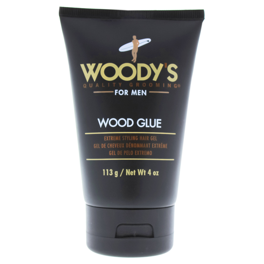 Wood Glue Extreme Styling Gel BY Woodys for Men 4 oz Gel